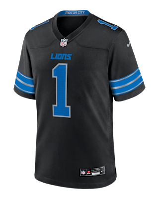 Мужские джерси Jameson Williams Detroit Lions Nike NFL Game Jersey