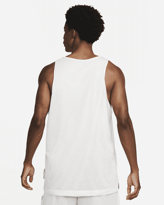 Nike Standard Issue Reversible DRI-FIT Men's Basketball Jersey (White) Size  Medium