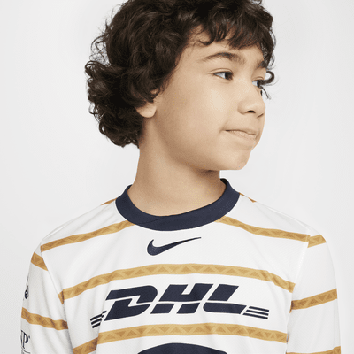 Pumas UNAM 2024/25 Stadium Home Big Kids' Nike Dri-FIT Soccer Replica Jersey