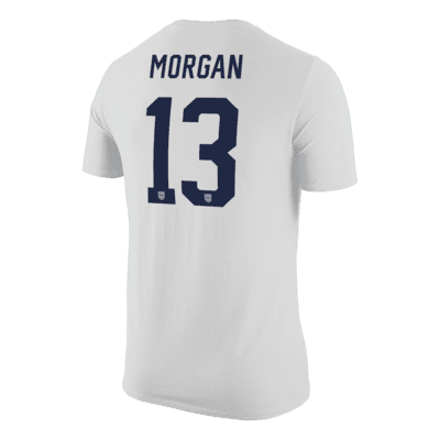 Playera de fútbol Nike para hombre Alex Morgan USWNT