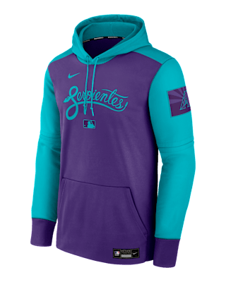 Мужское худи Arizona Diamondbacks Authentic Collection City Connect Nike Therma MLB Pullover Hoodie