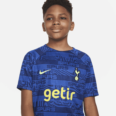 Playera de fútbol para antes del partido Nike Dri-FIT para niños talla ...