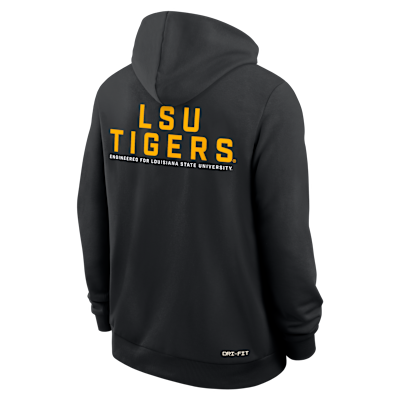 LSU Sideline Men's Nike Dri-FIT College Full-Zip Hoodie