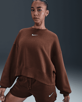Женский свитшот Nike Sportswear Phoenix Fleece Over-Oversized Crew-Neck
