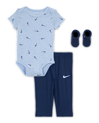 Детские  Nike Baby 3-Piece Bodysuit and Waffle Pants Set