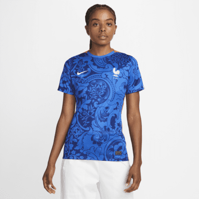 Jersey de fútbol Nike Dri-FIT para mujer Francia 2022 Stadium local