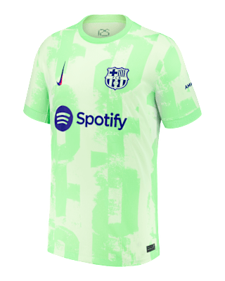 Мужские джерси Pedri Barcelona 2024/25 Stadium Third Nike Dri-FIT Soccer Jersey