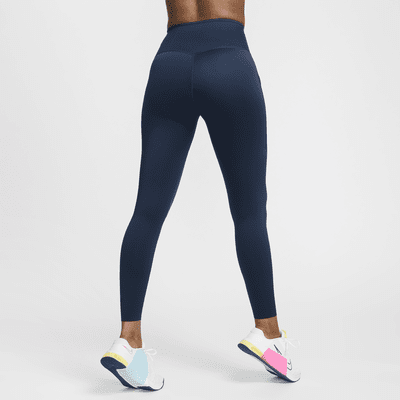 Nike Go erős tartást adó, 7/8-os, magas derekú női leggings zsebekkel