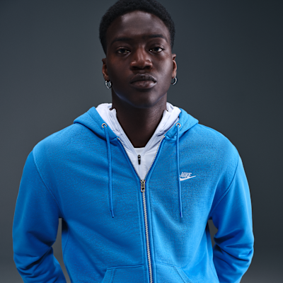 Nike Club Sudadera con capucha con cremallera completa de tejido French terry - Hombre