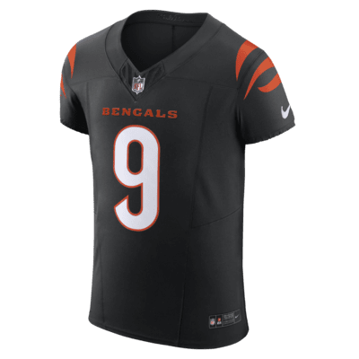 Jersey de fútbol americano Nike Dri-FIT de la NFL Elite para hombre Joe Burrow Cincinnati Bengals