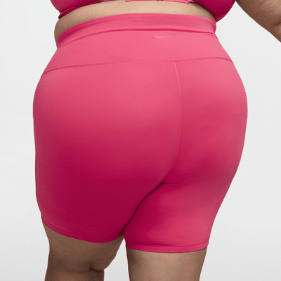 Shorts de ciclismo con bolsillos de tiro alto de 20 cm para mujer (talla grande) Nike One