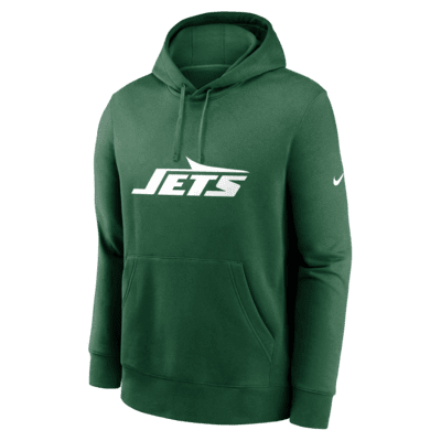 New York Jets Club Logo Men's Nike NFL Pullover Hoodie