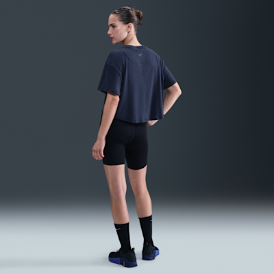 Nike One Relaxed Women's Dri-FIT Cropped Short-Sleeve Top