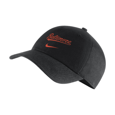 Nike Baltimore Orioles Heritage 86 Dri-Fit Dad Hat Cap Strapback