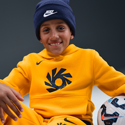 Erling Haaland Club Fleece Big Kids' Soccer Hoodie