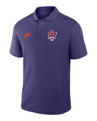 Мужские  Clemson Tigers Primetime Victory Legacy Vault Logo Nike Dri-FIT College Polo