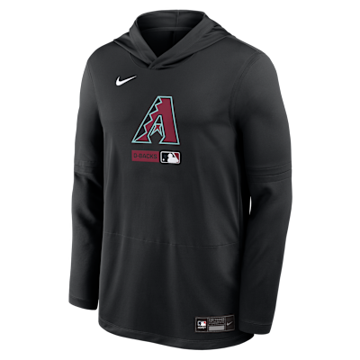 Arizona Diamondbacks Authentic Collection Men's Nike Dri-FIT MLB Long-Sleeve Hooded Top from Nike - $80