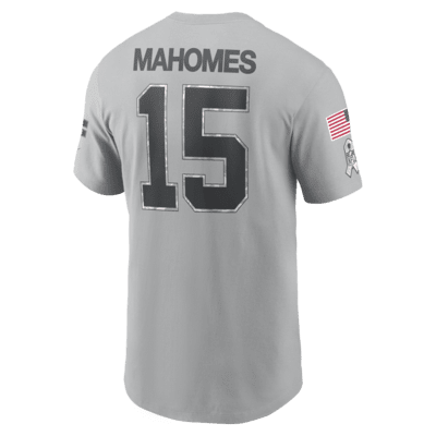 Patrick Mahomes Kansas City Chiefs Salute to Service Men's Nike NFL T-Shirt