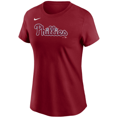 Refried Apparel Women's Refried Apparel Red Philadelphia Phillies  Sustainable Fitted T-Shirt