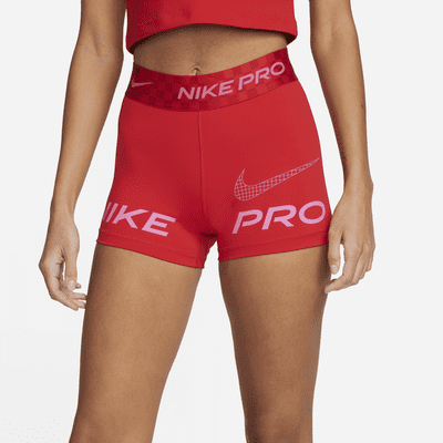 Nike Pro Dri-FIT Women's Mid-Rise 3" Graphic Training Shorts