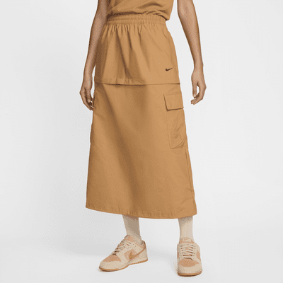 Nike Sportswear Essential Women's Mid-Rise Woven Cargo Midi Skirt