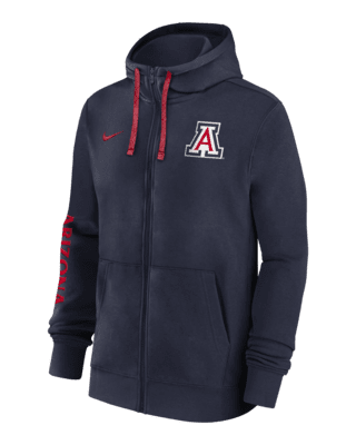 Мужское худи Arizona Wildcats Sideline Team Issue Nike College Full-Zip Hoodie