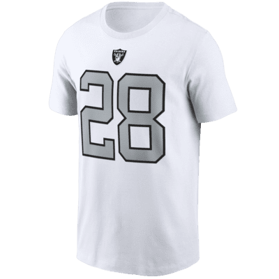 Men's Las Vegas Raiders Josh Jacobs Nike White Color Rush