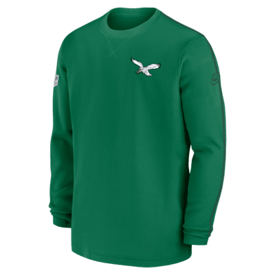 Philadelphia Eagles Logo Coach Men’s Nike NFL Long-Sleeve Top