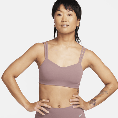 Bra deportivo de baja sujeción con almohadilla para mujer Nike Zenvy Strappy