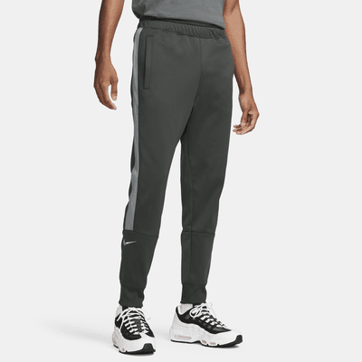 Nike Men's Sportswear Pants Joggers NWT Polyester GRAY WHITE