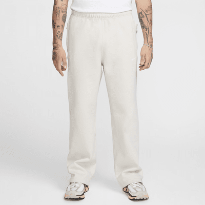 Nike Solo Swoosh Men's Open-Hem Fleece Pants