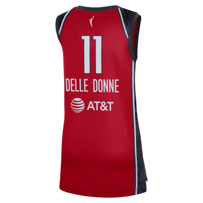 Nike Adult Washington Mystics Elena delle Donne Red Replica Explorer Jersey, Men's, Medium