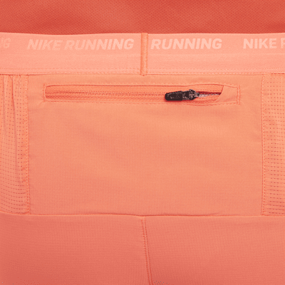 Nike Stride Dri-FIT hardloopshorts met binnenbroek voor heren (13 cm)