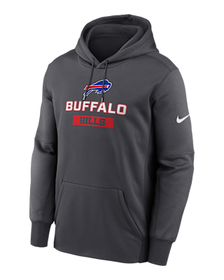 Мужское худи Buffalo Bills Toss Sweep Men’s Nike Therma NFL Pullover Hoodie