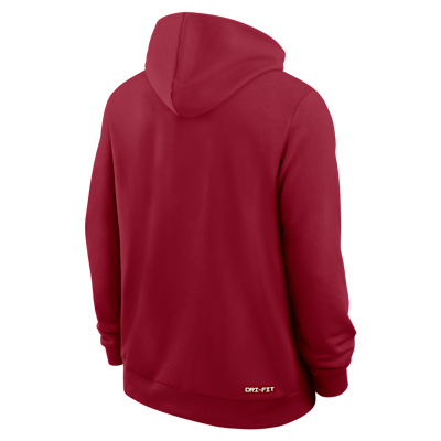 Sudadera con gorro sin cierre universitaria Nike Dri-FIT para hombre Stanford Sideline