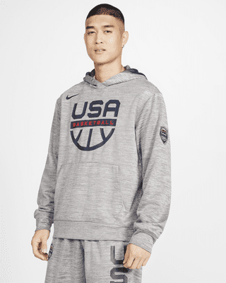 nike men's spotlight basketball pullover hoodie