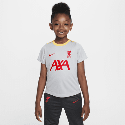 3e haut de foot à manches courtes Nike Dri-FIT Liverpool FC Academy Pro pour enfant