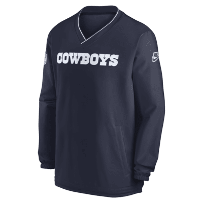 Dallas Cowboys Sideline Men's Nike NFL Long-Sleeve Windshirt