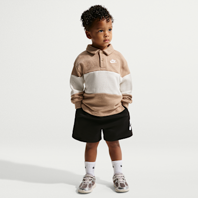 Nike Club Toddler French Terry Long-Sleeve Rugby Polo