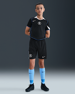 Детские шорты Chelsea FC 2025/26 Stadium Third Big Kids' Nike Dri-FIT Total 90 Soccer Replica Shorts