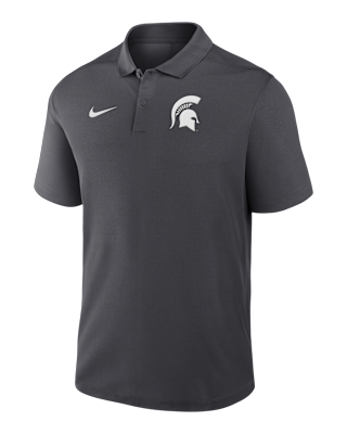 Мужские  Michigan State Primetime Victory Primary Logo Nike Dri-FIT College Polo