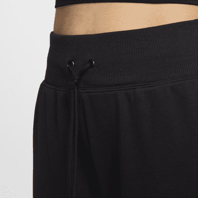 Nike Sportswear Phoenix Fleece Pants de entrenamiento de French Terry de tiro alto y de pierna ancha para mujer