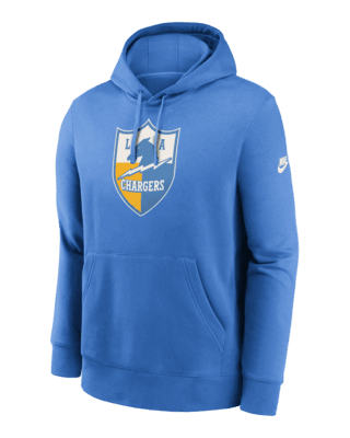 Мужское худи Los Angeles Chargers Rewind Club Logo Men’s Nike NFL Pullover Hoodie