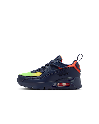 Nike Air max 90 sneaker Lemon Venom/Hyper Crimson/Laser Orange/Blackened Blue