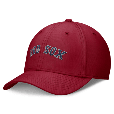 Gorra Nike Dri-FIT de la MLB para hombre Boston Red Sox Evergreen Swoosh