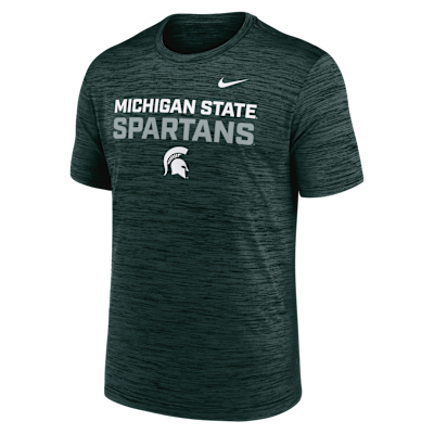 Michigan State Campus Center Stack Velocity Men's Nike Dri-FIT College T-Shirt