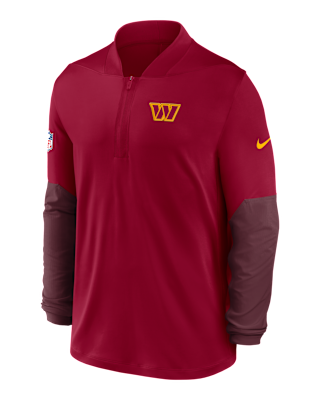 Мужские  Washington Commanders Feel The Pressure Nike Dri-FIT NFL 1/2-Zip Top