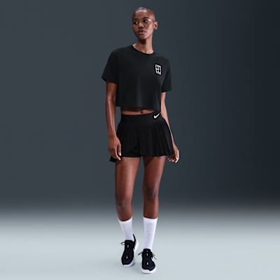 Nike Slam Women's Dri-FIT Short-Sleeve Cropped Tennis T-Shirt
