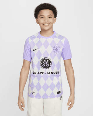 Подростковые джерси Racing Louisville FC 2024 Stadium Primary Big Kids' Nike Dri-FIT NWSL Replica Jersey