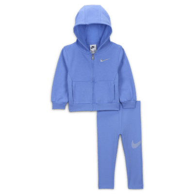 Nike Shine Baby (12-24M) Full-Zip Hoodie and Leggings Set